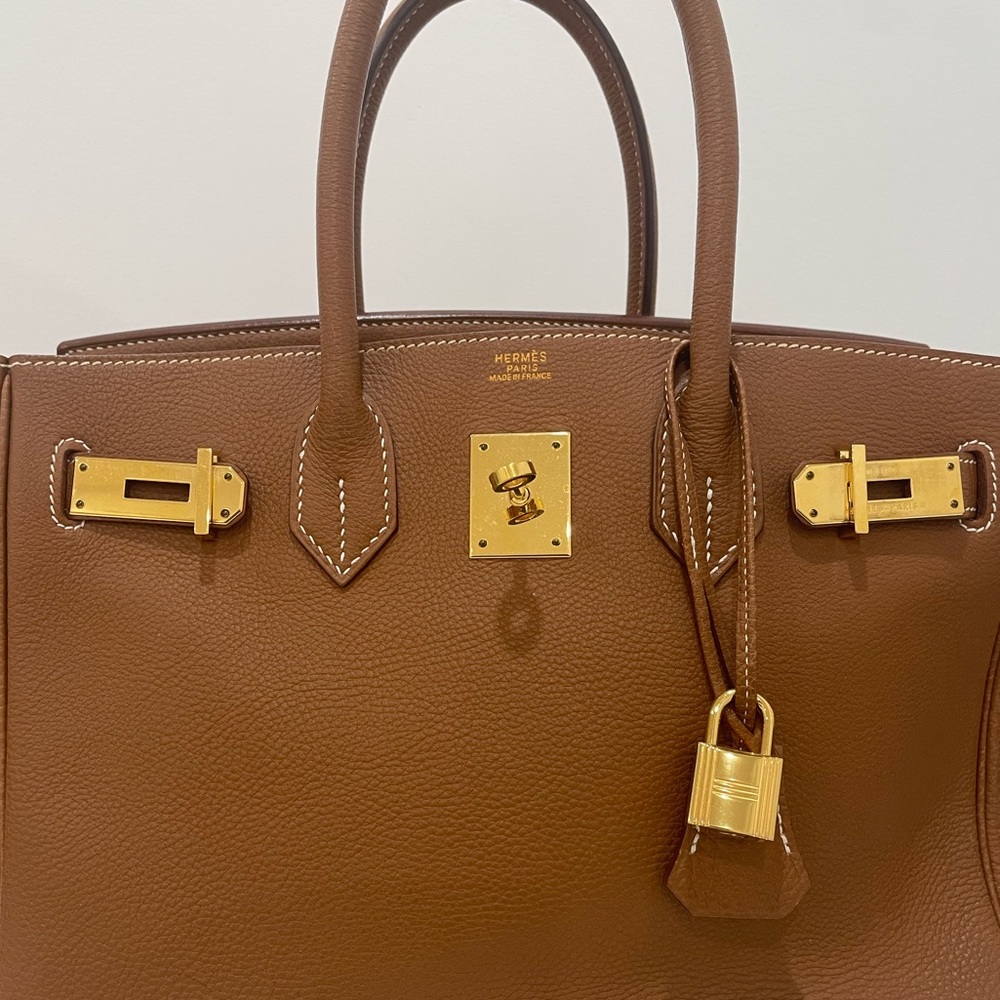 BIRKIN 30 Togo gold stamp G square